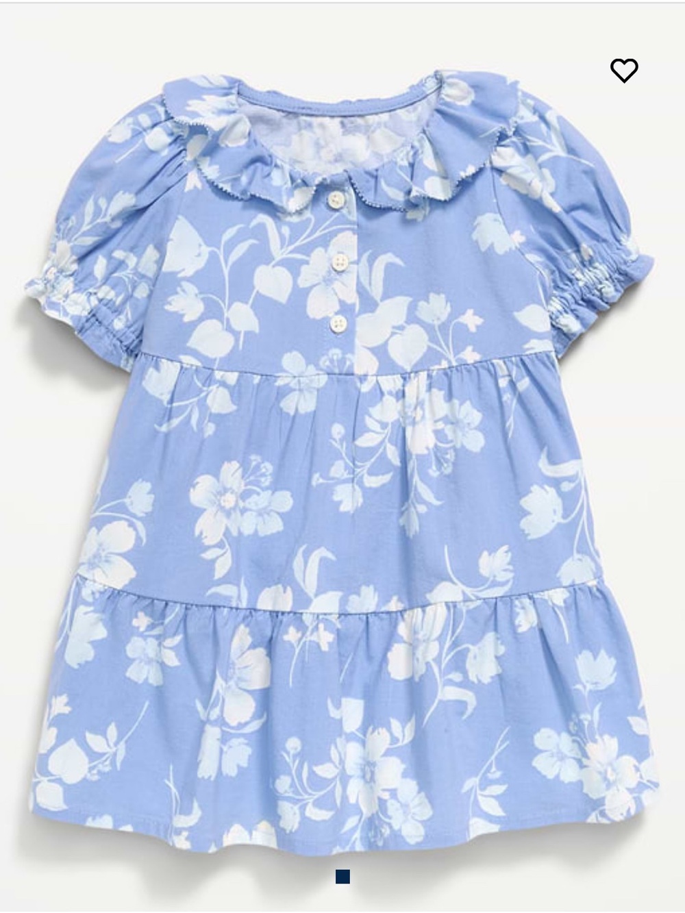 Old Navy Floral Baby Dress in Blue & White Size 3-6M